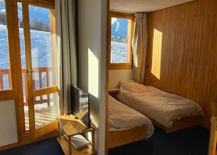 With Balcony In Plagne Village Apartment *